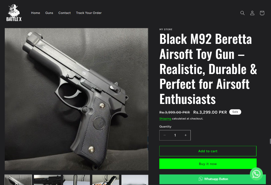 Battlex Online Store