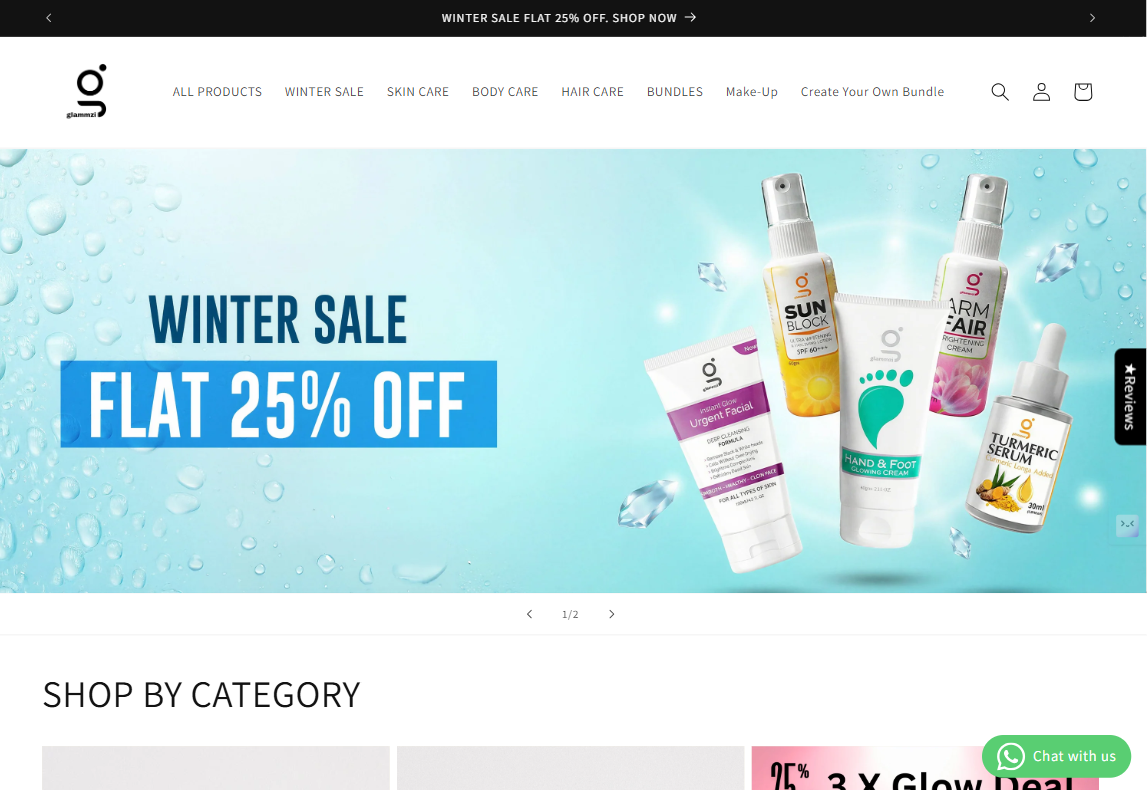 Glammzi Online Store